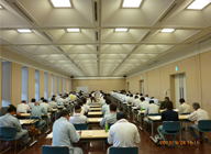 9/28　洲本市文化体育館での受講の様子